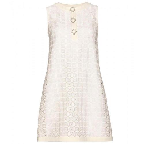 Miu Miu Kleid Aus Makramé-Spitze