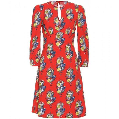 Miu Miu Kleid Mit Blüten-Print