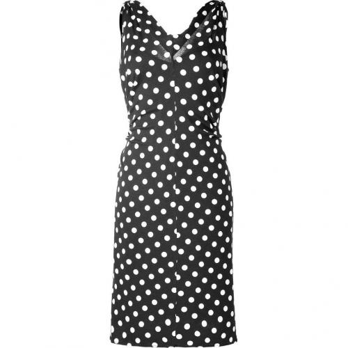 Moschino C&C Black Polka Dot Jersey Dress