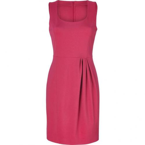 Moschino C&C Fuchsia Jersey Dress with Pleating