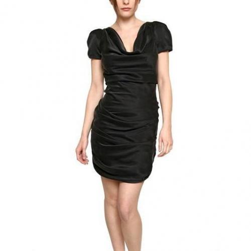 Moschino Cheap&Chic Gerafftes Satin Kleid
