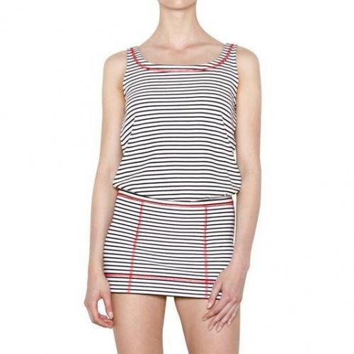 Moschino Cheap&Chic Schweres Gestreiftes Jerseykleid