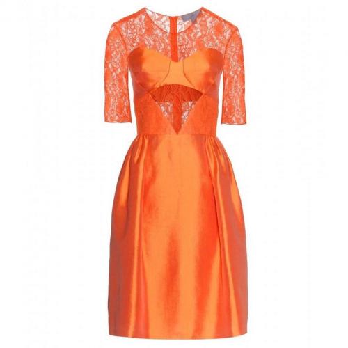 Mulberry Bustier-Spitzenkleid