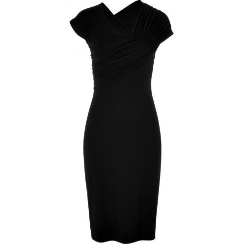 Narciso Rodriguez Black Draped Dress