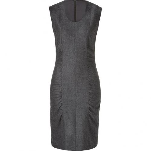 Narciso Rodriguez Grey Back Zip Wool Dress