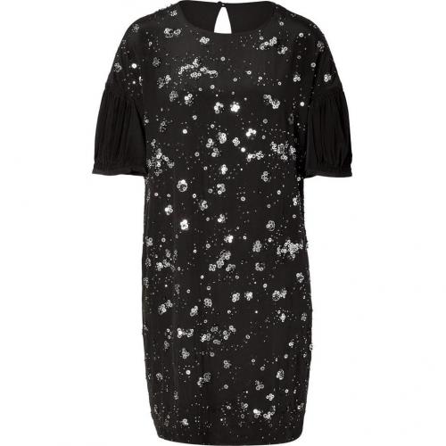 No.21 Black Sequin Silk Dress
