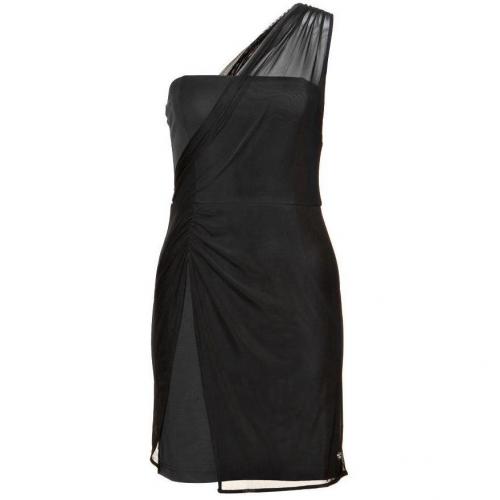 One Green Elephant Kleid Asymmetrical Right Schwarz
