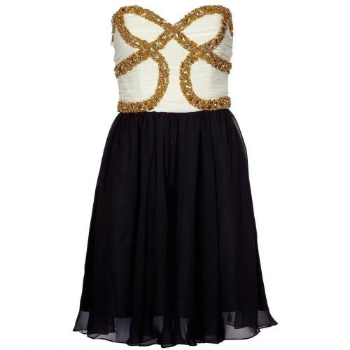 Opulence England Ballkleid black/cream 