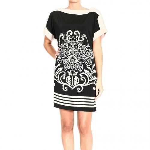 Orion London Short sleeve jersey printed dress