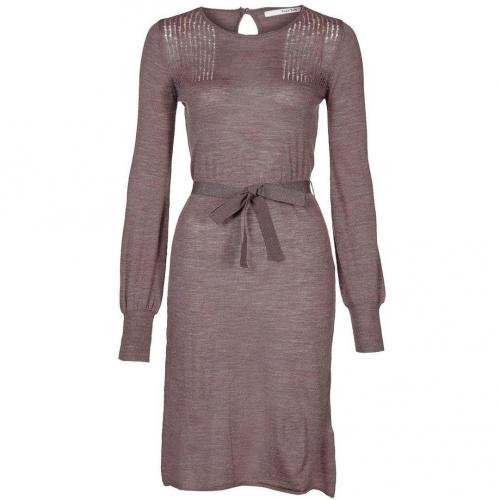 Part Two Urias Strickkleid grey brown melange 