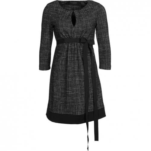 Patrizia Pepe Strickkleid graphic black