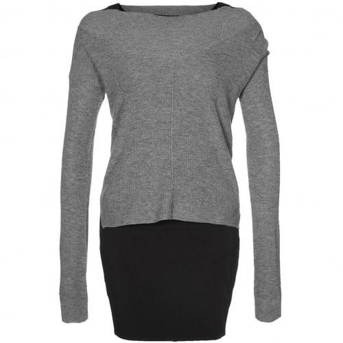 Patrizia Pepe Strickpullover grigio chiaro melange 