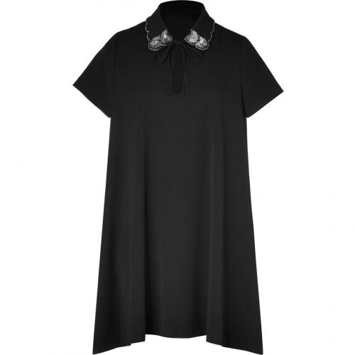 Paul & Joe Black Embellished Demure Cristoba Dress