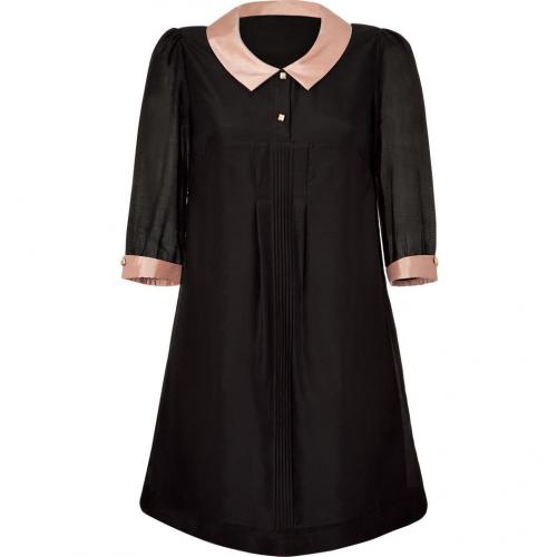 Paul & Joe Sister Rosewood/Black Demure Dress