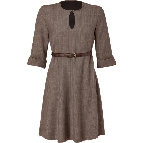 Paul & Joe Tonal Clay Belted Folette Dress