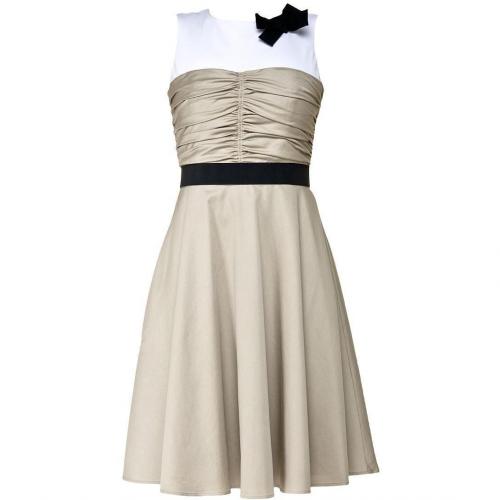 Paule Ka Kleid Beige-Weiss