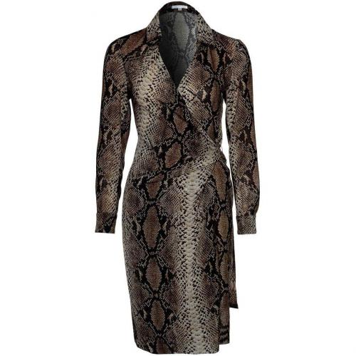 Paule Ka Python Sommerkleid marron
