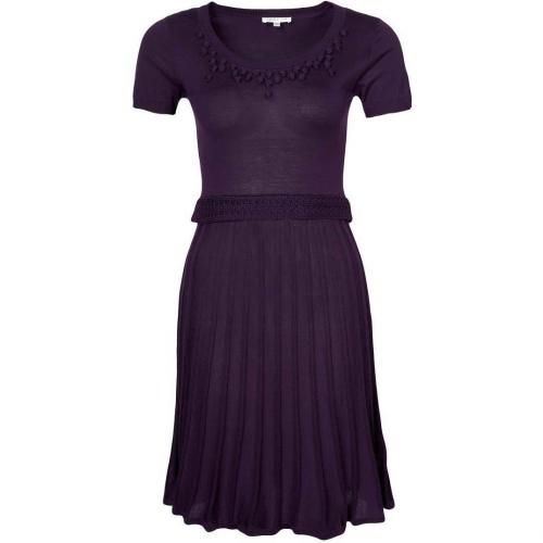 Paule Ka Strickkleid aubergine