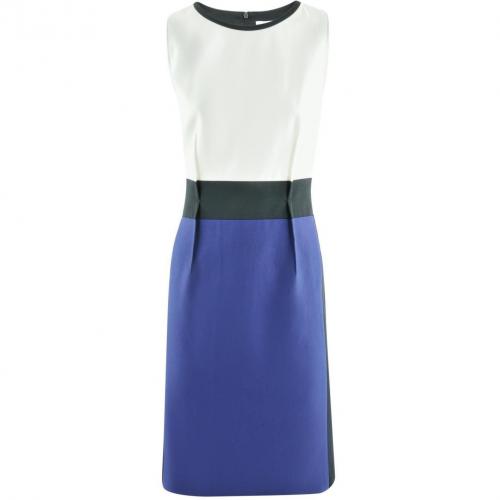 Paule Ka White Purple Black Dress