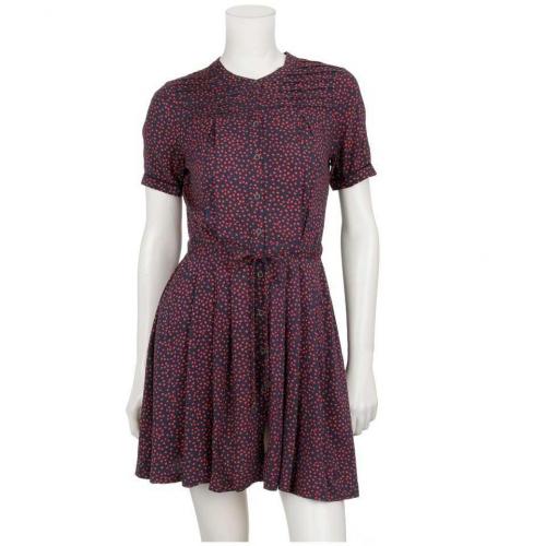 Pepe Jeans Blusenkleid Dots Blau