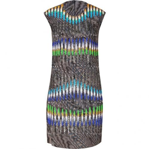 Peter Pilotto Ochre-Multi Sequin Graphic Print Dress