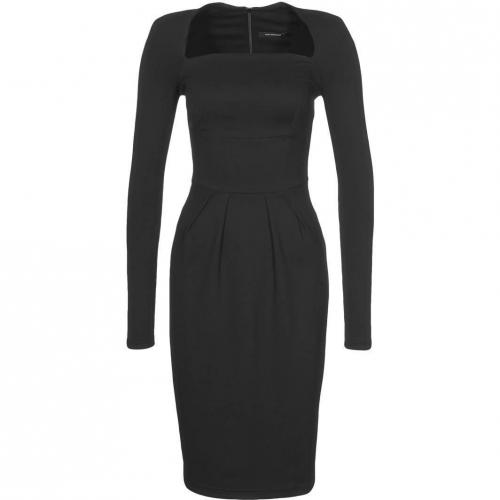 Plein Sud Jeanius Jerseykleid black mit Ärmeln 