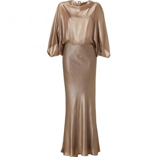 Plein Sud Matte Gold Silk Gown