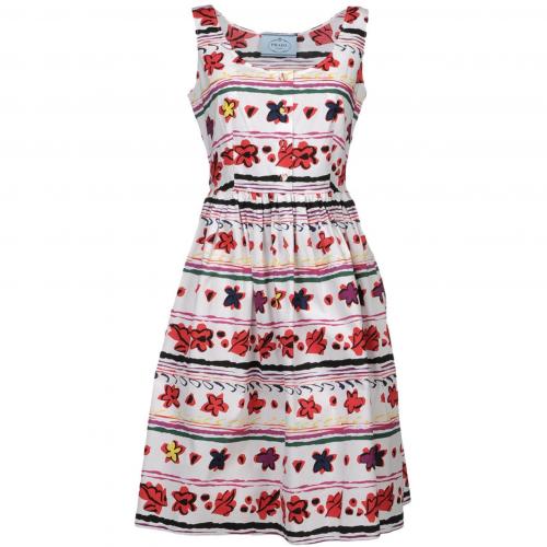 Prada Minikleid Weiß