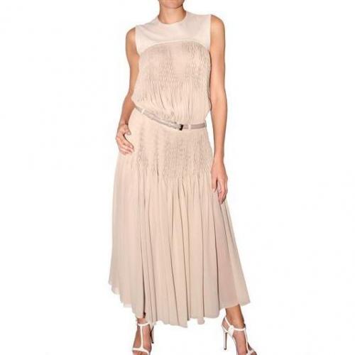Preen Kleid In Falten Gelegter Georgette Und Jersey
