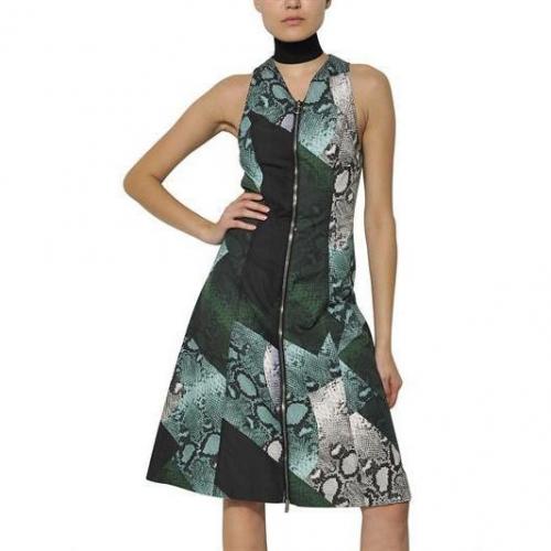 Proenza Schouler Bedrucktes Schweres Baumwoll Popeline Kleid