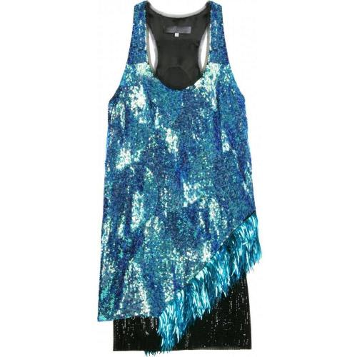 Proenza Schouler Sequin On Chiffon Dress