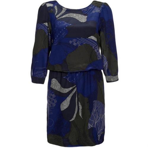 Quiksilver Take Me Out Blusenkleid psyche flower ultramarine 