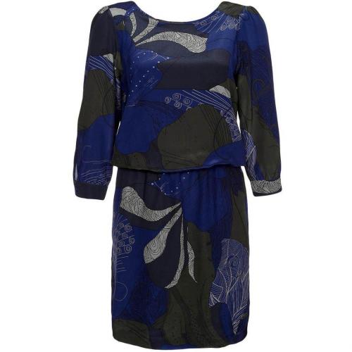 Quiksilver Take Me Out Blusenkleid psyche flower ultramarine 