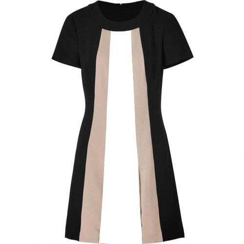 Rachel Zoe Black-Multi Crepe Andi Dress