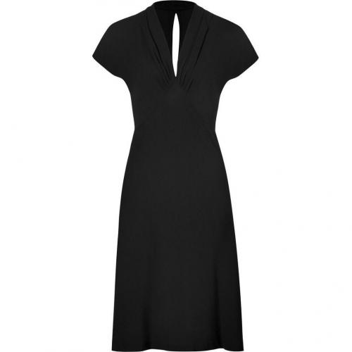 Ralph Lauren Black Crepe Lana Dress