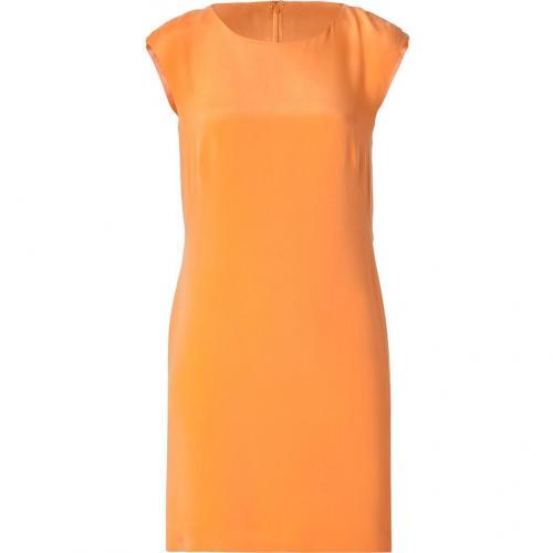 Ralph Lauren Black Mango Silk Cady Halia Dress