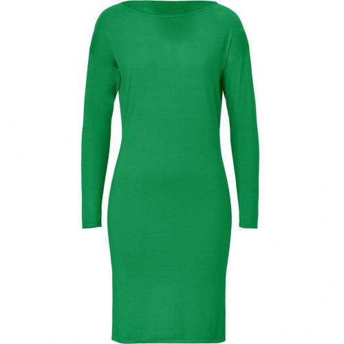 Ralph Lauren Black Meadow Green Cashmere-Silk Knit Dress