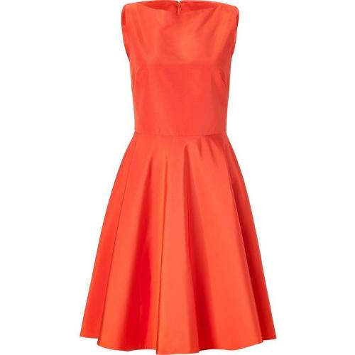 Ralph Lauren Collection Orange Cotton-Silk Rebecca Dress