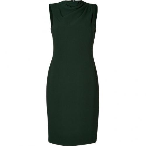 Ralph Lauren Collection Racing Green Silk Kristen Dress