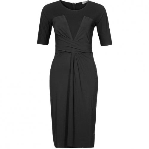 René Lezard Jerseykleid black