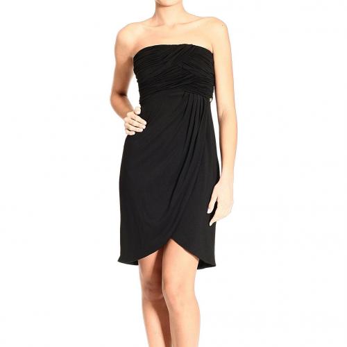 Roberto Cavalli Jersey drapes strapless dress