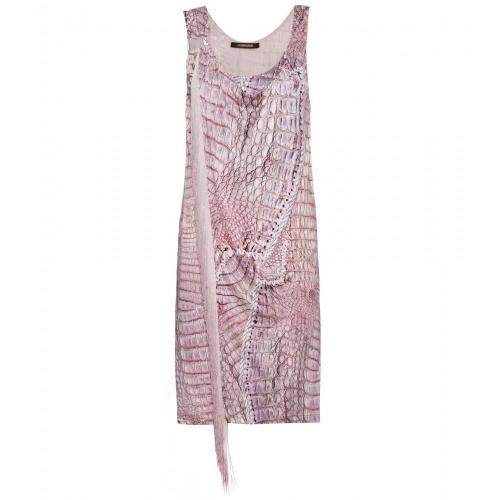 Roberto Cavalli Jerseykleid Mit Reptilprint