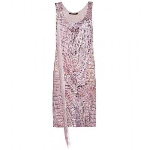 Roberto Cavalli Jerseykleid Mit Reptilprint