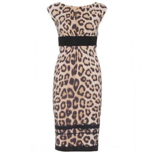 Roberto Cavalli Stretchkleid Mit Leoprint