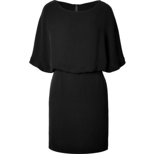 Sandro Black Dolman Sleeve Dress