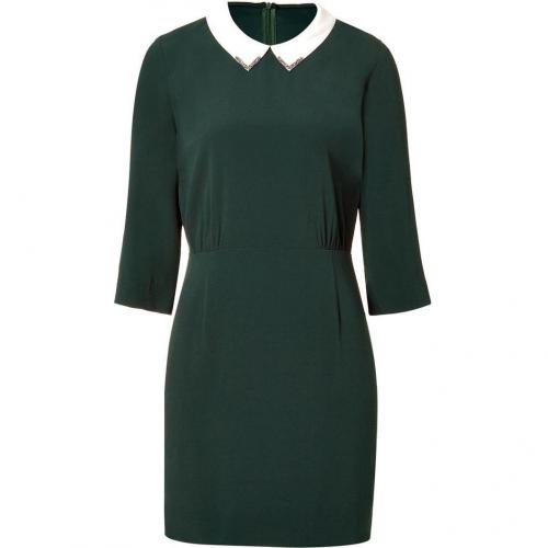 Sandro Bottlegreen Demure Dress