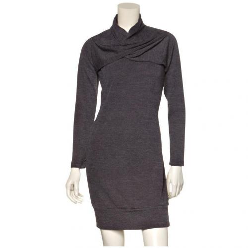 Sandwich Strickkleid Grau