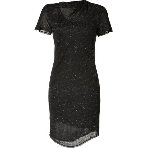 See by Chloé Black/White Marled Kleid