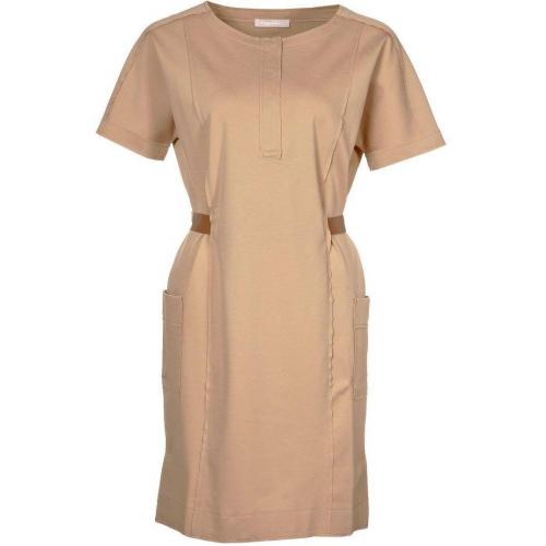 Stefanel Jerseykleid camel 