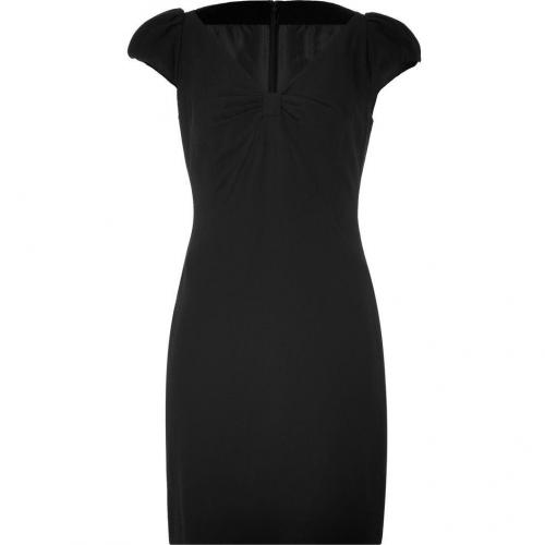 Steffen Schraut Black Cap Sleeve Dress